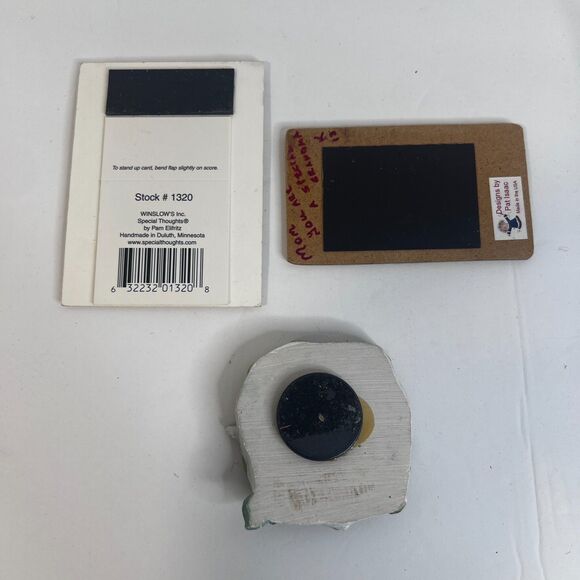 Grandma Grandmother Refrigerator Magnets & Wooden Heart Decor Lot of 5 MCM - Picture 5 of 9